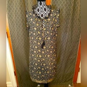 Paani Size M Dress Boho Shimmer Pattern